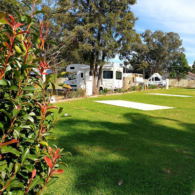 Wine Country Tourist Park powered campsite